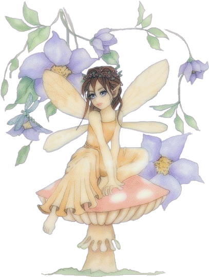 Cutie Shroom Fairy - Happy Birthday Sonali Gif (421x555)
