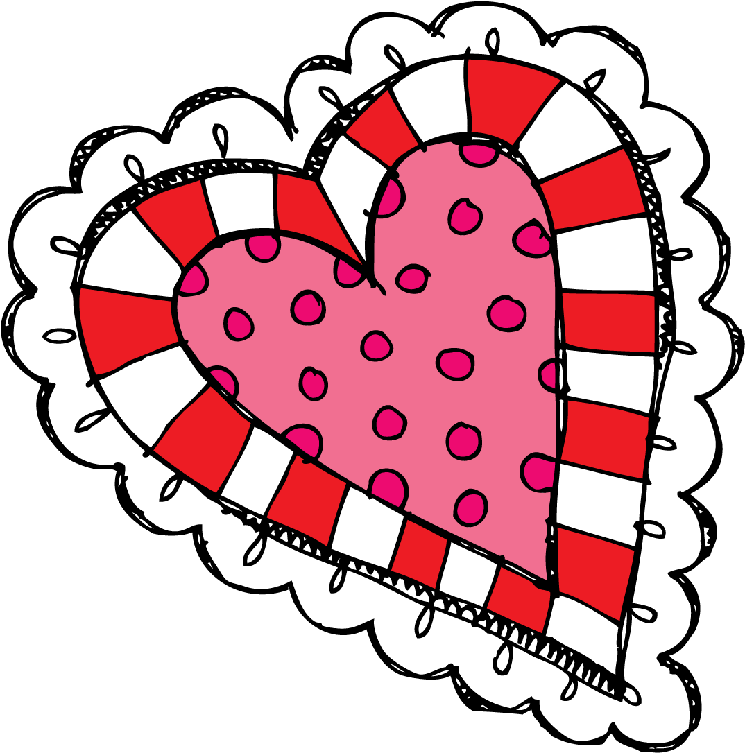 Valentine's Day Music Heart Clip Art - Valentine's Day Music Heart Clip Art (1086x1088)