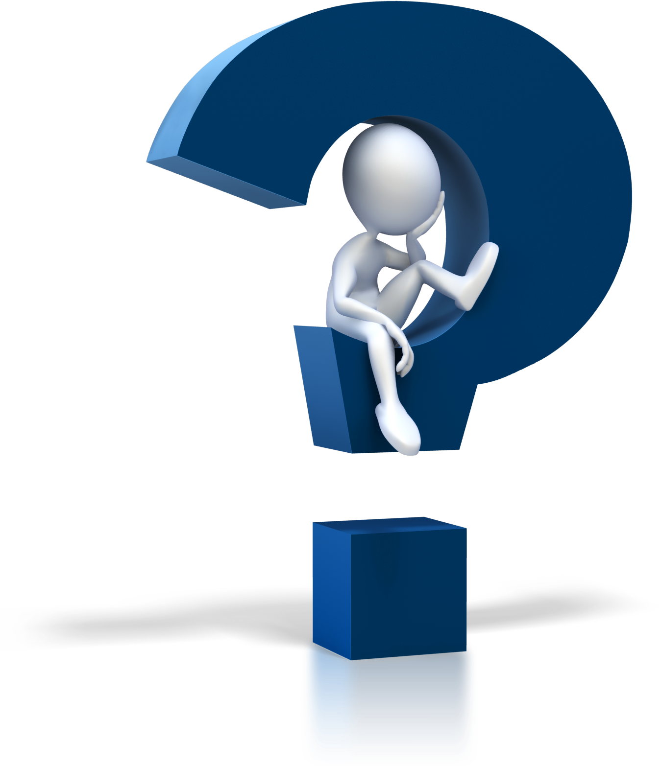 Question Stick Figure For Kids - Question Mark Clip Art (1500x1600)