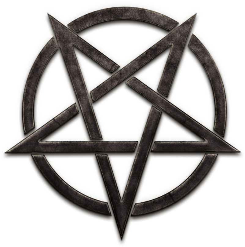 Clipart By Vacaliga - Pentagram White Background (899x888)