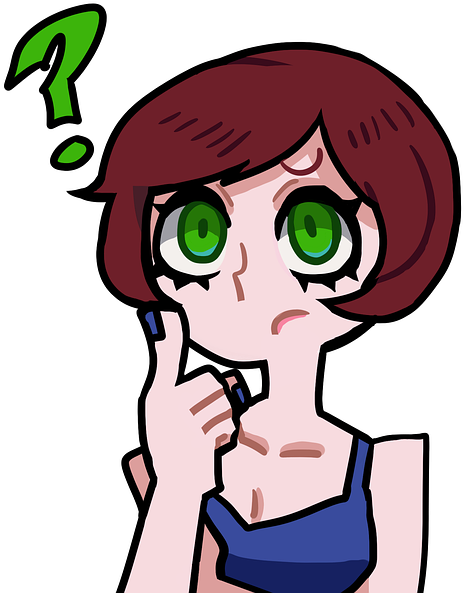 She Felt Terrible - Persona Preguntandose Png (640x640)