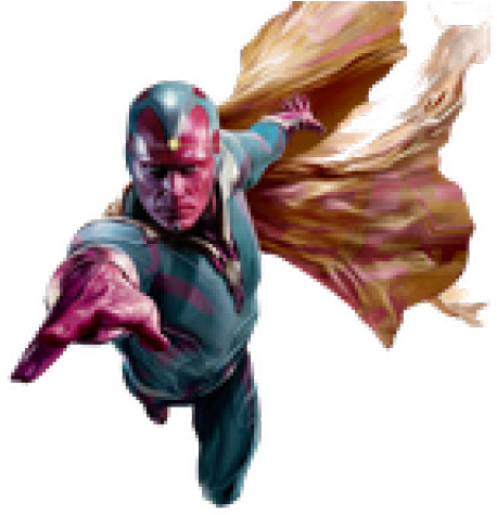 Marvel Vision Clipart - Captain America Civil War Character Posters (640x480)