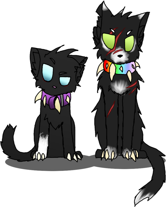 Warrior Cats Scourge Chibi (900x750)