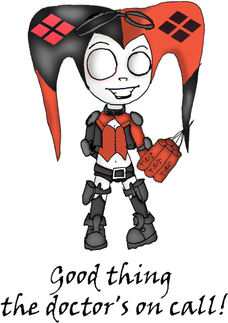 Harley Quinn Injustice 2 Chibi By Little-horrorz - Injustice 2 Harley Quinn Drawing (600x766)