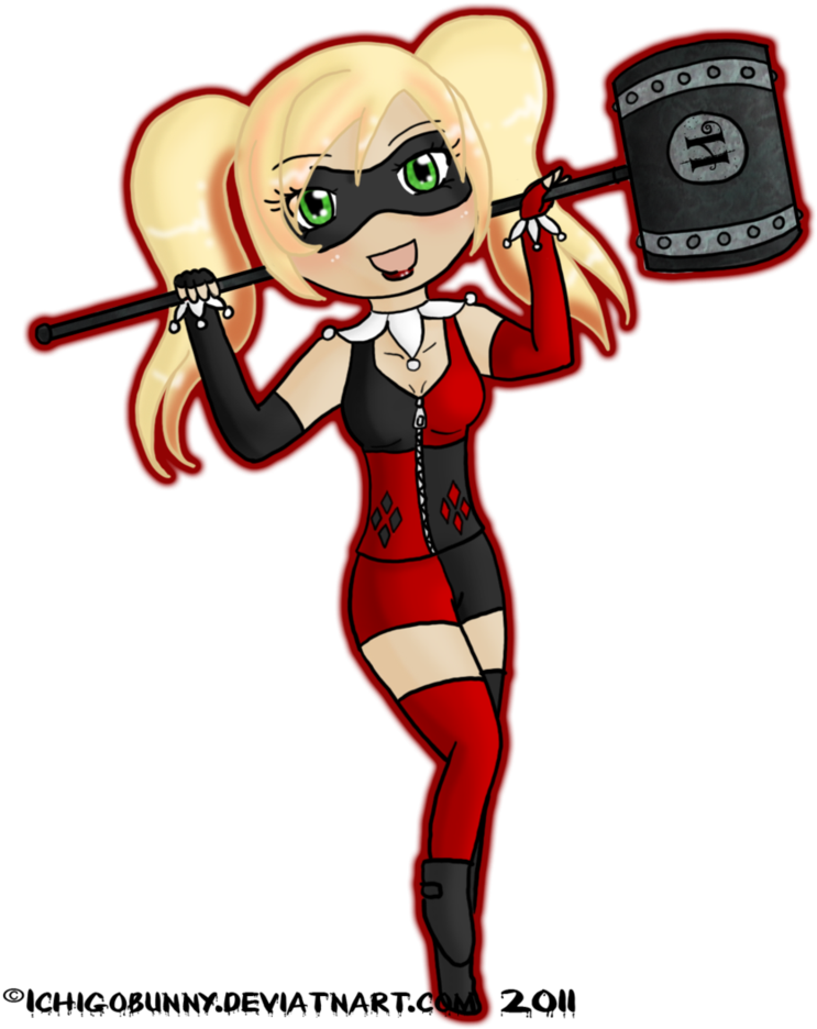 Halloween Harley Quinn By Ichigobunny - Harley Quinn (798x1002)