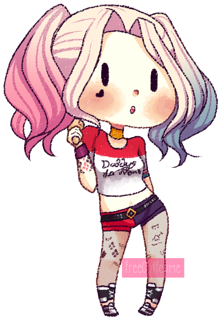 Harley Quinn [fan Art] By Botedebasura On Deviantart - Harley Quinn Fan Art Chibi (600x800)