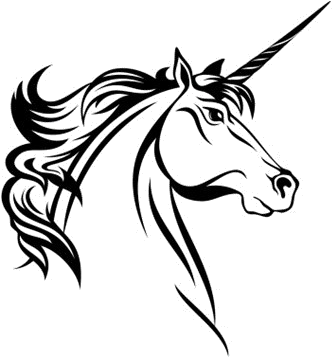 Horse Head Vector (356x356)