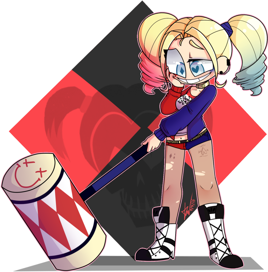 Harley Quinn Speedpaint By Kimberry77 - Imagenes De Harley Quinn Speedpaint (894x894)