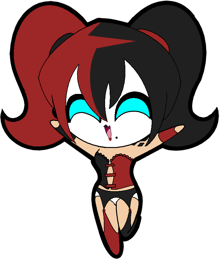 Chibi Harley By Itzeldrag108 - Harley Quinn Cartoon Chibi (718x847)