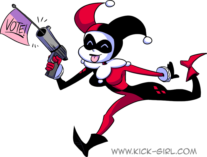 Harley Quinn By Valval - Harley Quinn Doodle (700x531)