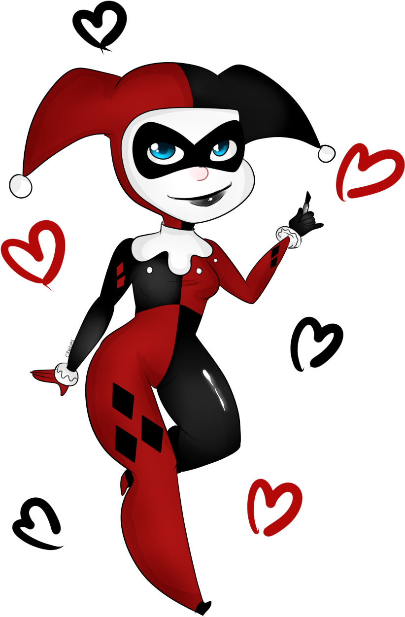 Harley Quinn By Toxiee Harley Quinn By Toxiee - Cartoon (957x1325)
