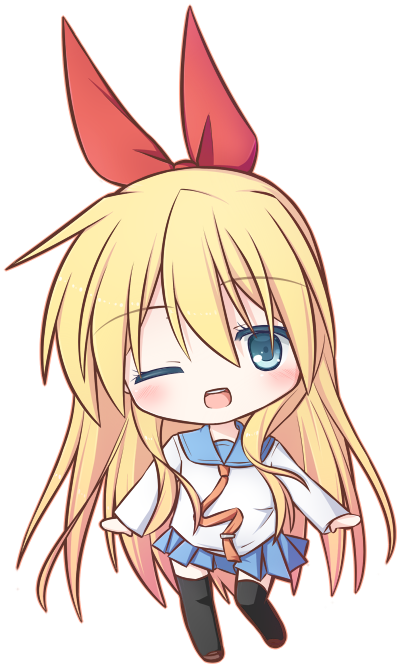 Nisekoi Chibi - Google Search - Nagi No Asukara Chibi Png (400x667)