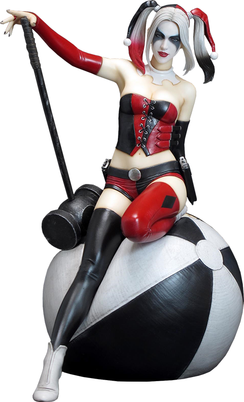 Harley - Harley Quinn Statue By Luis Royo (480x791)
