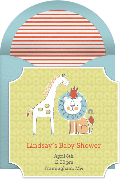 Free Baby Shower Online Invitation - Cartoon (549x744)