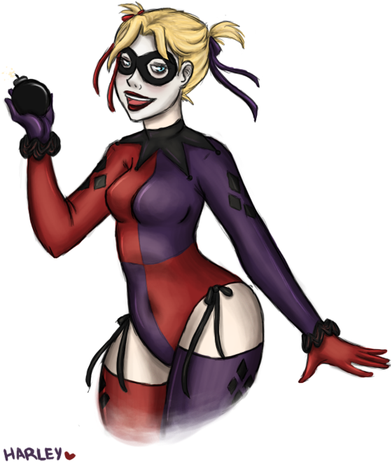 Gotham Girls- Harley Quinn By Jessiphia - Harley Quinn (564x676)