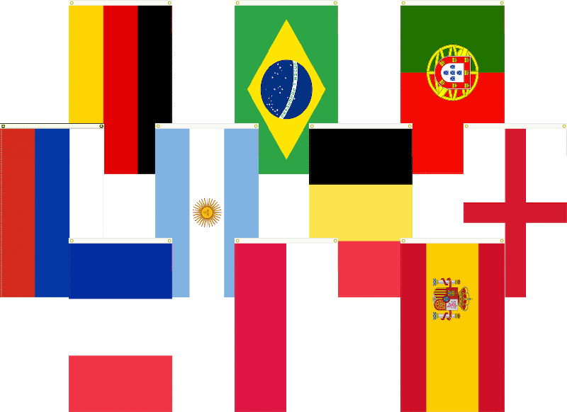 World Cup Flag Pack - Portugal Flag (800x582)