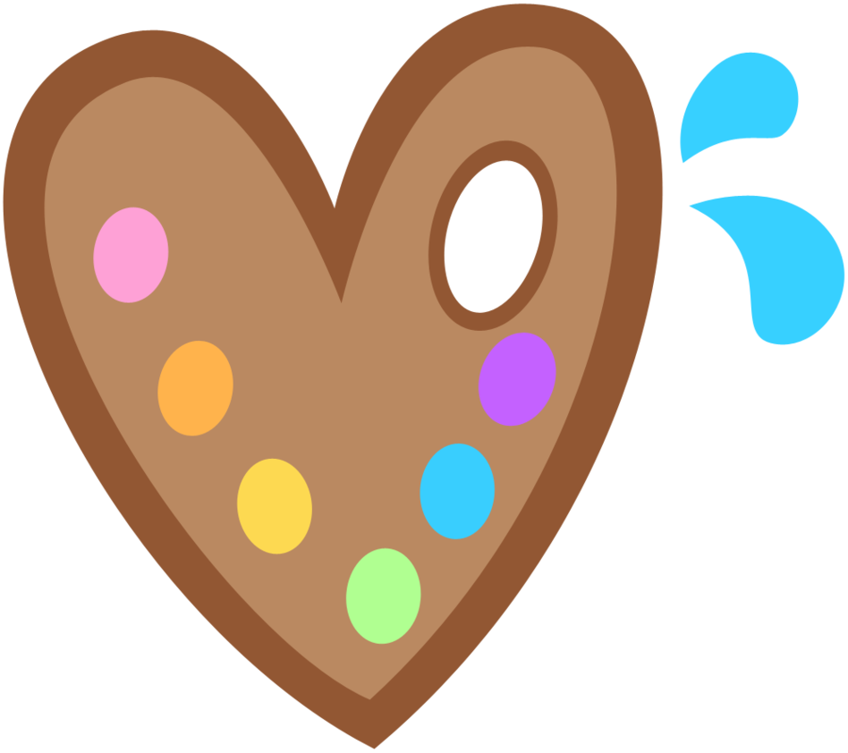 Sketchie Palette Cutie Mark By Scourge707 - My Little Pony Art Cutie Marks (948x842)