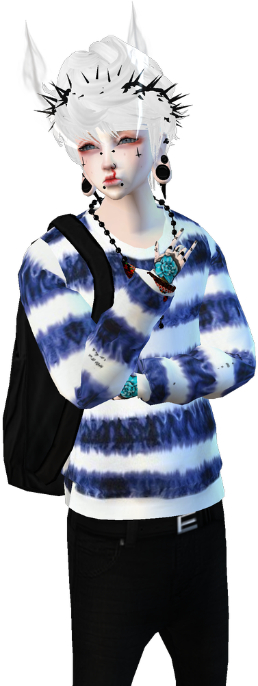 On Imvu You Can Customize 3d Avatars And Chat Rooms - Halloween Costume (743x1024)