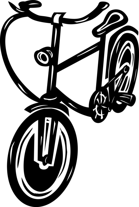 Vector Illustration Of Bicycle Bike Or Cycle Human - Vector Illustration Of Bicycle Bike Or Cycle Human (472x700)