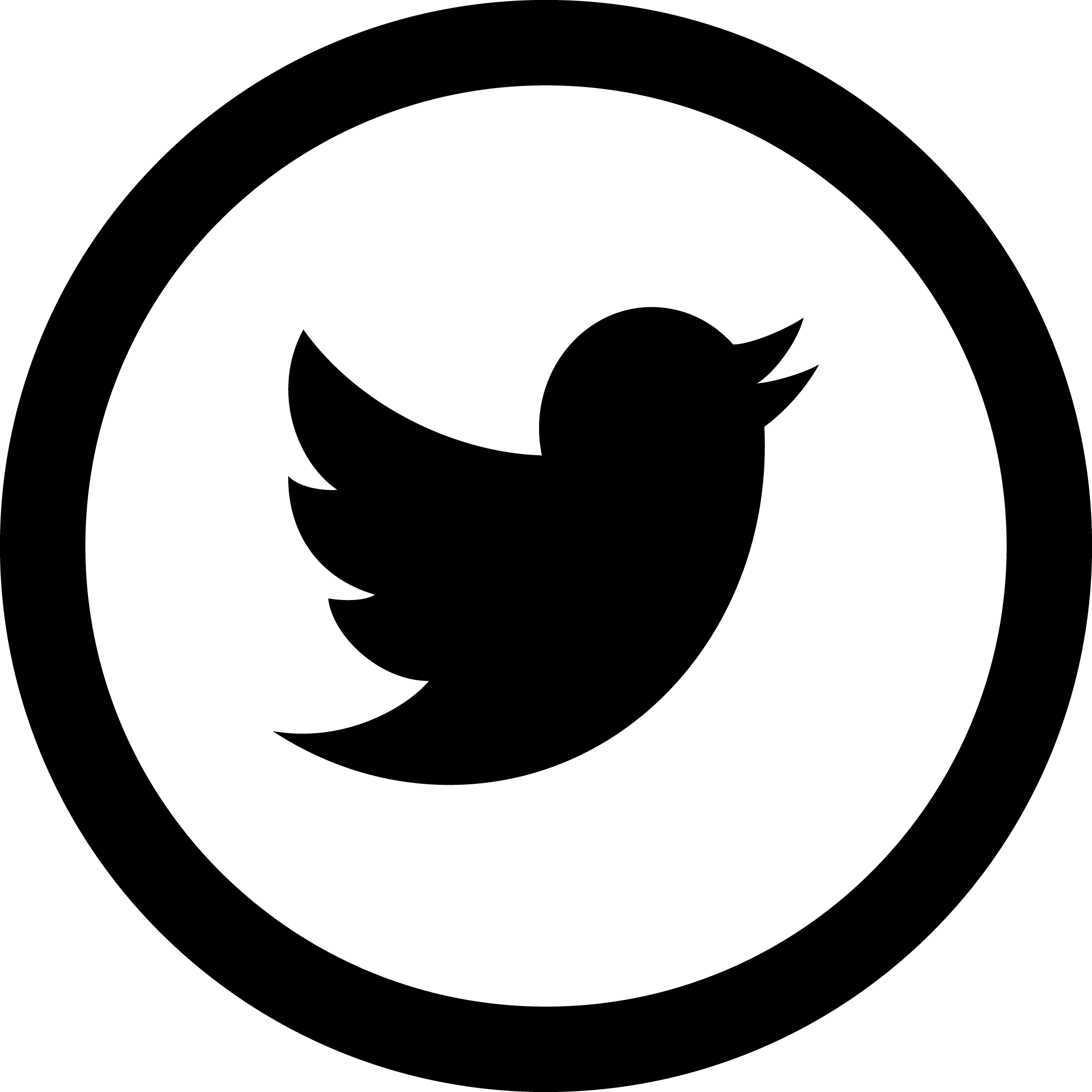 Twitter Logo Black Png (980x982)