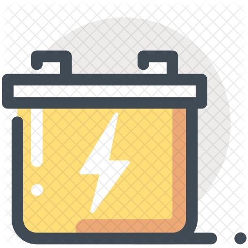 Battery Charging Icon - Automotive Battery (512x512)