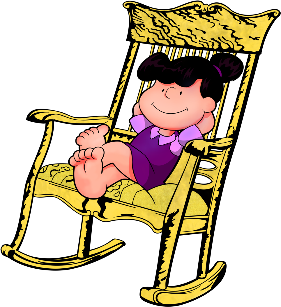 Violet Sitting On A Rocking Chair By Waffengrunt - Patty And Violet Vs Charlie Brown (1024x1161)