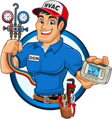 We Can Handle Your Hvac Needs - Air Conditioner Repair Clipart (400x422)