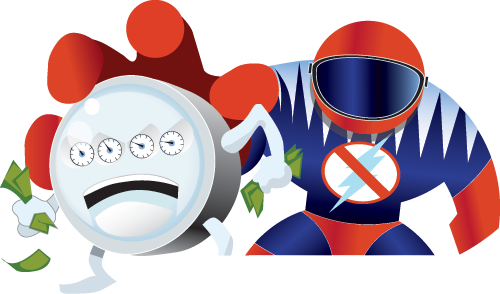 Captain Kill A Watt - Total Trans4mation Heating And Air Conditioning (500x294)