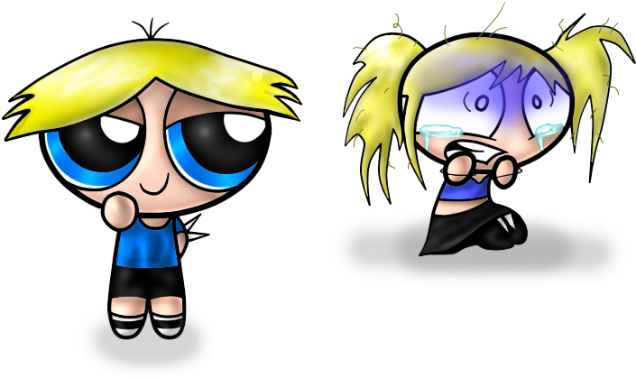 Brat's New Hairdresser By Pastel-pocky - Powerpunk Girls Brat And Bash (749x520)