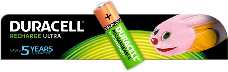 Duracell 4 Hour Aa & Aaa Battery Charger With 2 Free - Duracell 2400mah Pre Charged Rechargeable Aa Batteries (800x254)