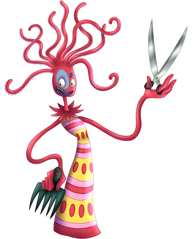 Hairdresser Octopus By Gothcookie123 - Hairdresser Octopus (796x1003)
