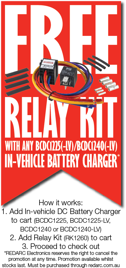 The Redarc Bcdc1240 Is A 12 Volt 40 Amp In-vehicle - Flyer (407x867)