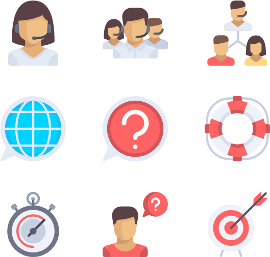 Telemarketer, Commerce And Shopping, Call, People, - Customer Service Vector Icon (600x564)