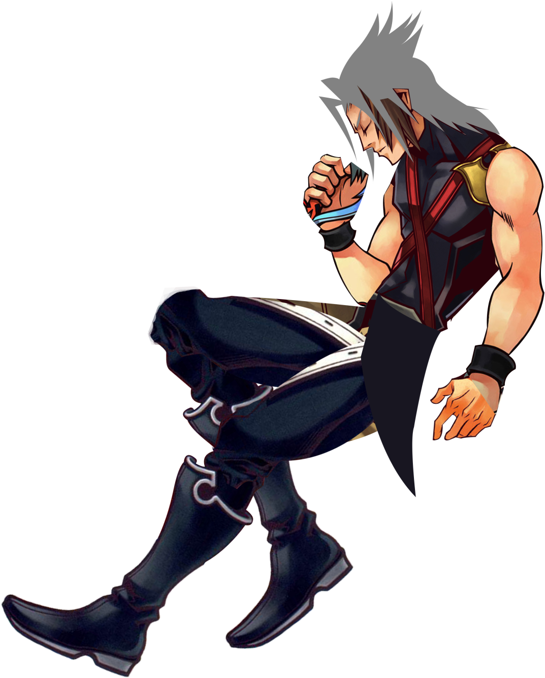 Of His 3d Artworks And The Legs Come From Ansem's Artwork - Kingdom Hearts Terra Artwork (1294x1600)