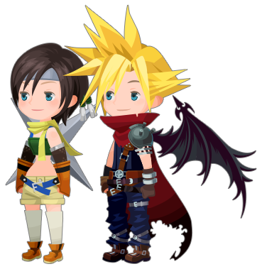 Cloud Strife Kingdom Hearts (369x379)