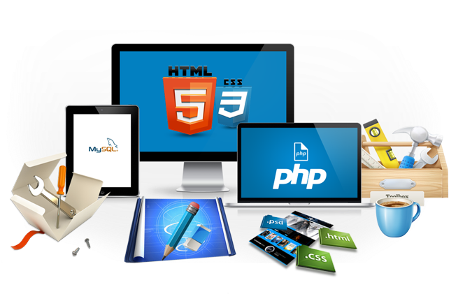 Website Design And Development - Php Web Development Banner (680x541)