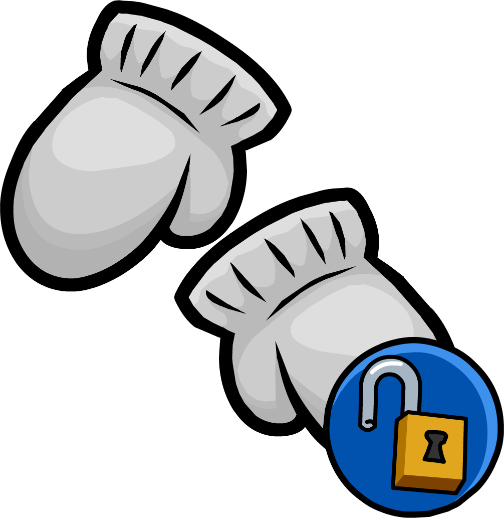 Grey Mittens - Club Penguin Mittens (1006x1033)