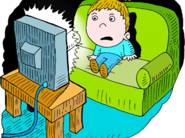 Movie Clipart Watch Movie - Rutina Diaria Veo Tv (640x480)