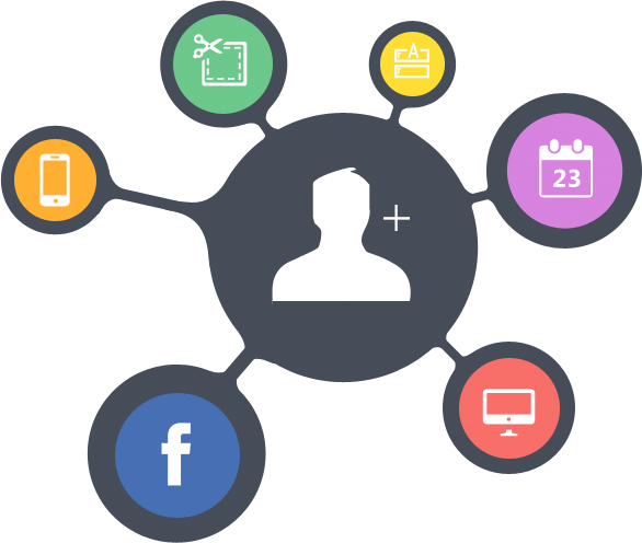 Customer Touch Points Icon (586x496)