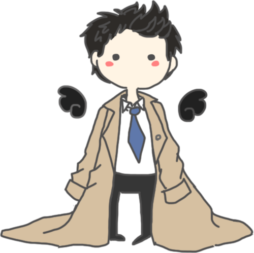 He's The One That Gripped You Tight And Raised You - Castiel Fan Art Transparent (500x499)