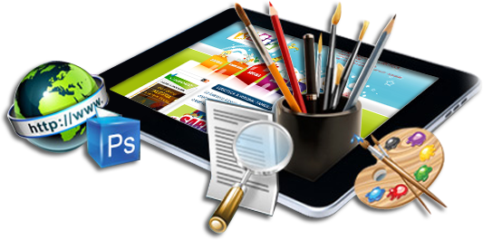 Web Design And Development - Web Designing Images Png (533x265)