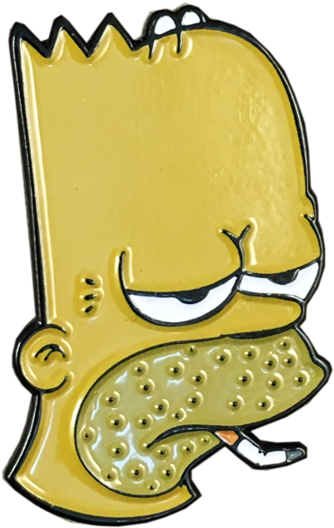 Groening Up Sucks Man Pin - Cartoon (1024x1023)