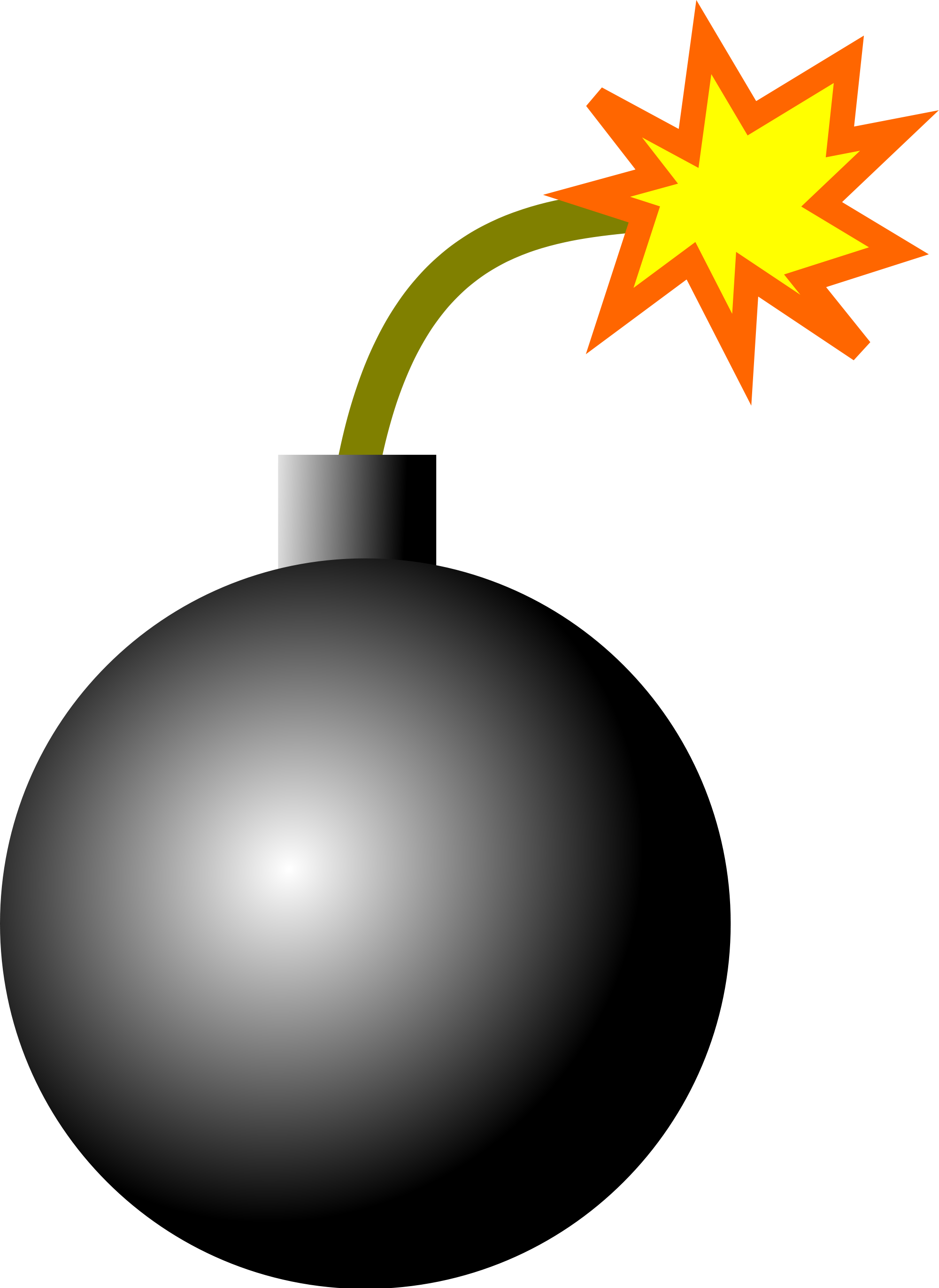Related Bomb Clipart Transparent - Cartoon Bomb Transparent Background (2000x2744)