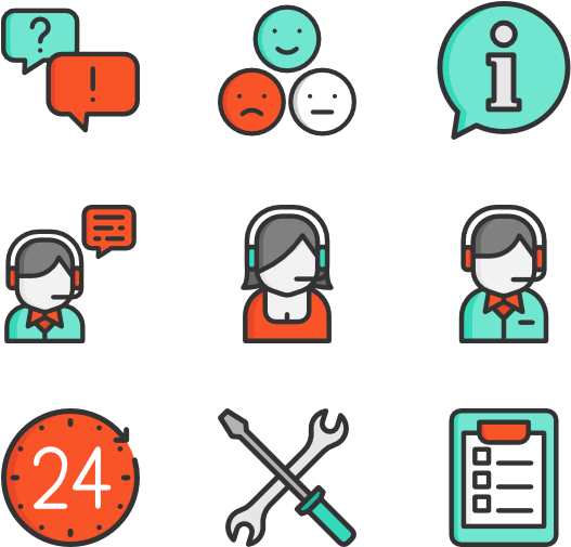 Customer Service - Japanese Icon Png (600x564)