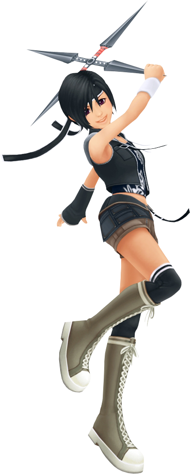 Yuffie - Yuffie Kisaragi Kingdom Hearts (392x978)