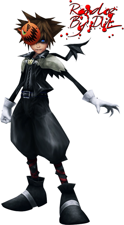 Kingdom Hearts Iii Kingdom Hearts 358/2 Days Kingdom - Kingdom Hearts Sora Halloween Town (653x1010)