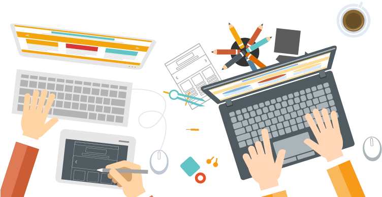 Web Development Company Rajkot - Digital Marketing Banner Images Png (757x398)