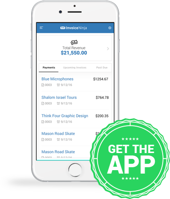 The Leading Open-source Platform To Invoice, Accept - Invoice Ninja Time Tracking (360x427)