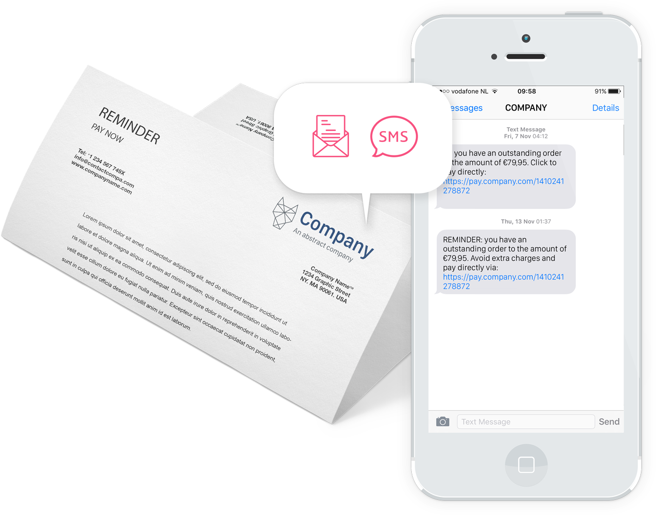 E Invoicing Is The Most Flexible And Customer Friendly - Iphone (1500x1159)
