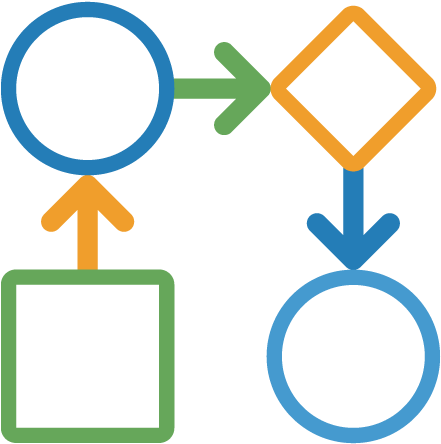 Workflow Management - Process Symbol (512x512)